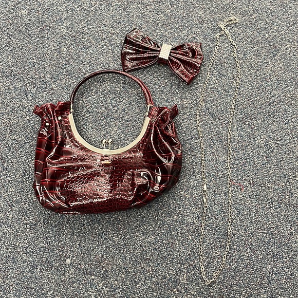 Snake Skin Design Hand/ Shoulder Bag - Picture 4 of 9